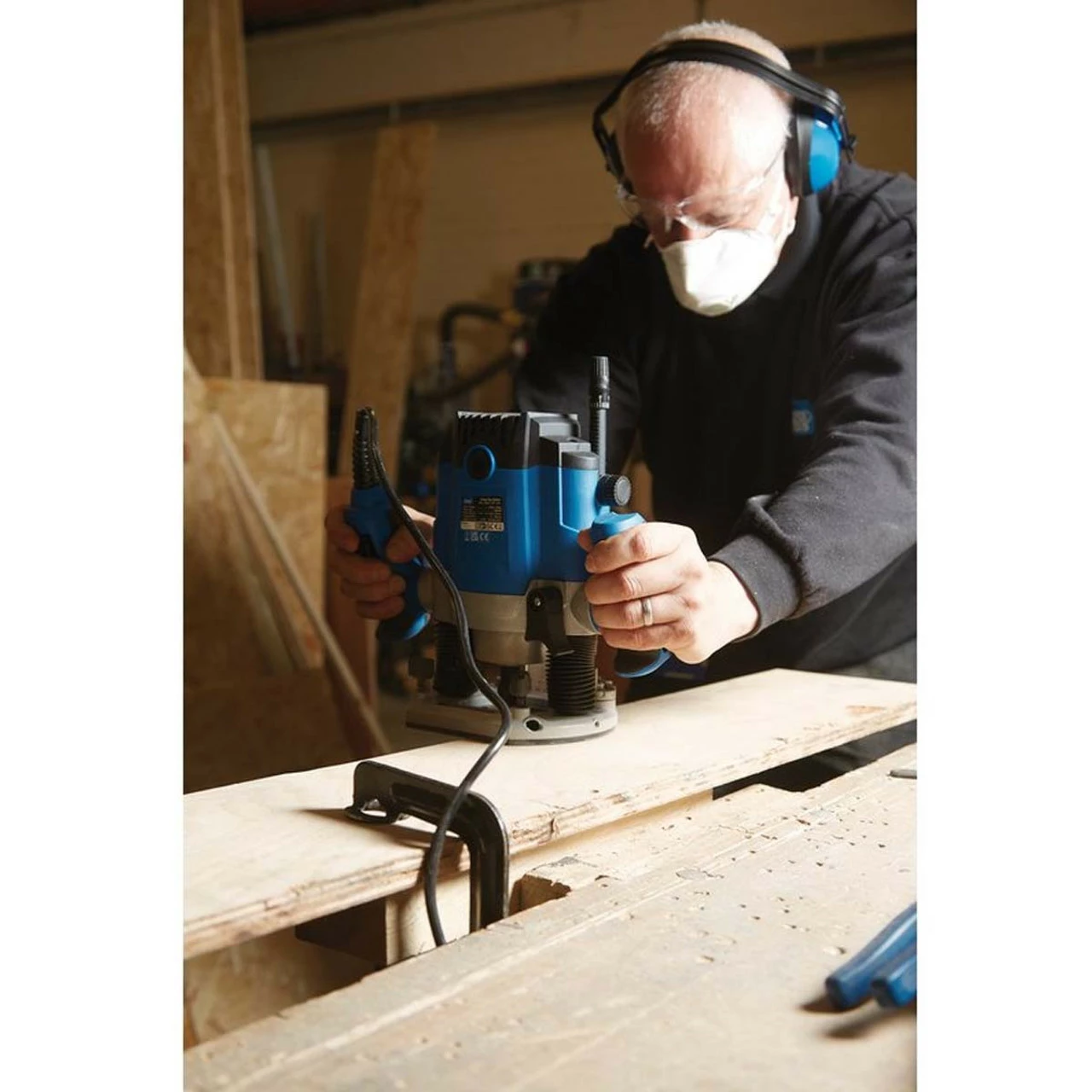 Draper 02520 1/2" Router 1800W 230V - Image 5