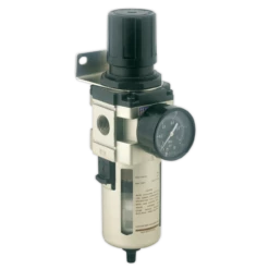 Sealey SA206FRAD Air Filter/Regulator Auto Drain Max Airflow 140cfm
