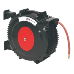 Sealey SA8812 Retractable Air Hose Reel 15m Ø13mm ID Rubber Hose