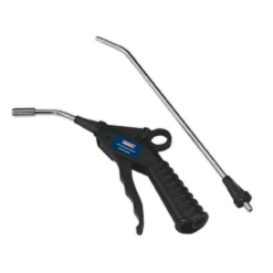 Sealey SA914 Air Blow Gun With Safety Nozzle & 2 Extensions