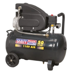 Sealey SAC5020E110V Compressor 50L Direct Drive 2hp 110V