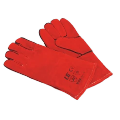 Sealey SSP141 Leather Welding Gauntlets Lined Pair