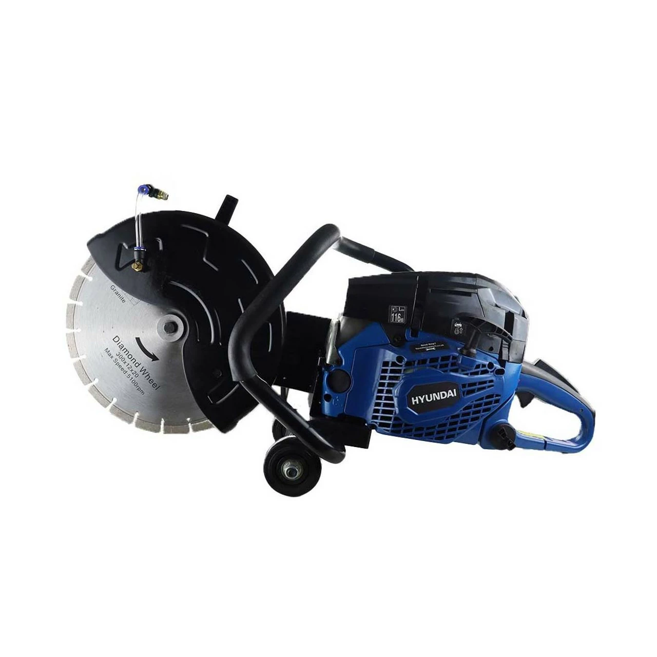 Hyundai HYDC5830 58cc 300mm 12” Petrol Disc Cutter / Concrete Saw With Diamond Disc - Image 4