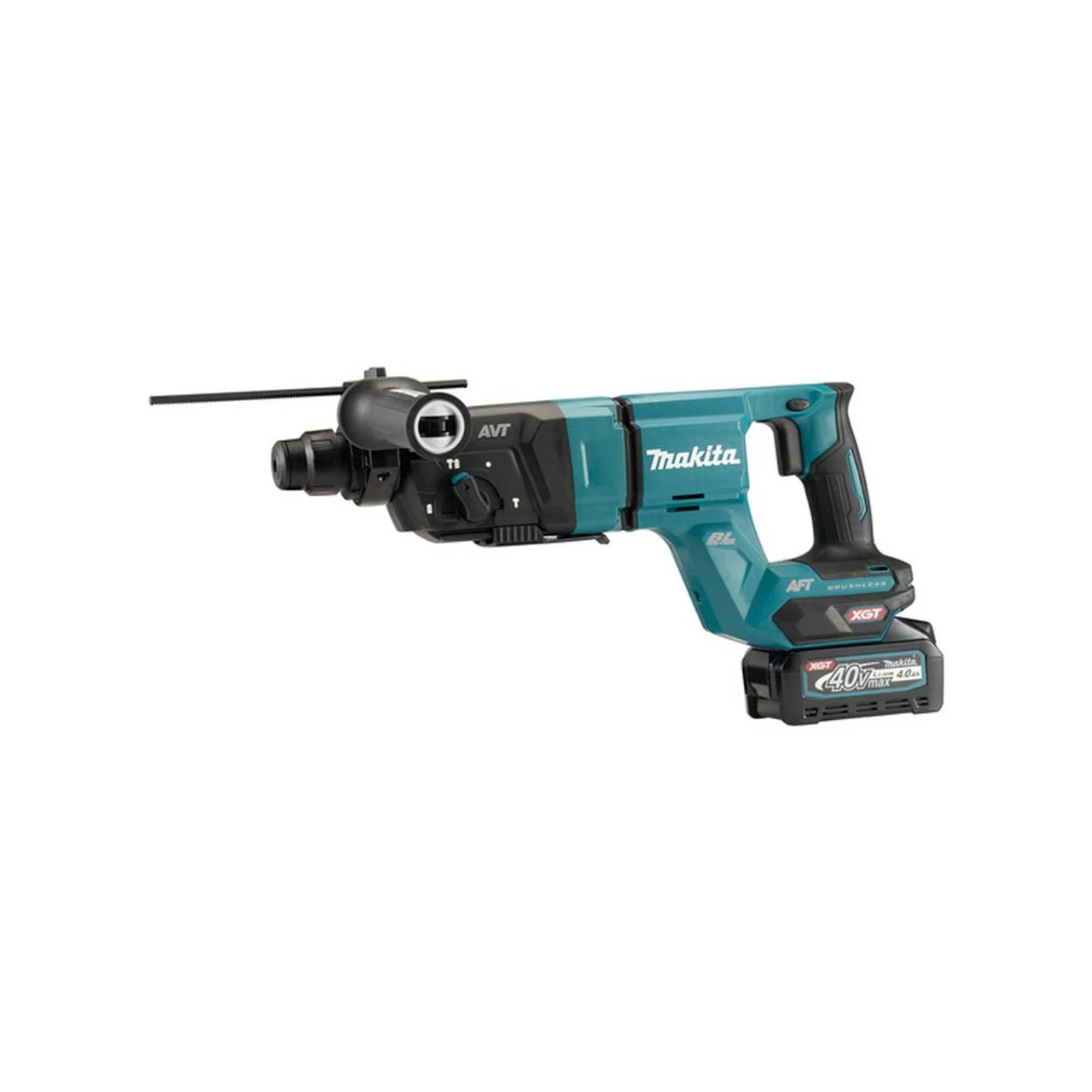 Makita HR007GD201 40V Max XGT SDS+ Rotary Hammer Drill With 2x 2.5Ah Batteries - Image 2