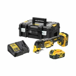 DeWalt DCS356P2 18V XR Brushless 3-Speed Multi-Tool With 2x 5.0Ah Batteries