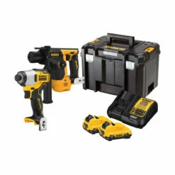 DeWalt DCK2104L2T 12V XR Brushless Twin Pack With 2x 3.0Ah Batteries