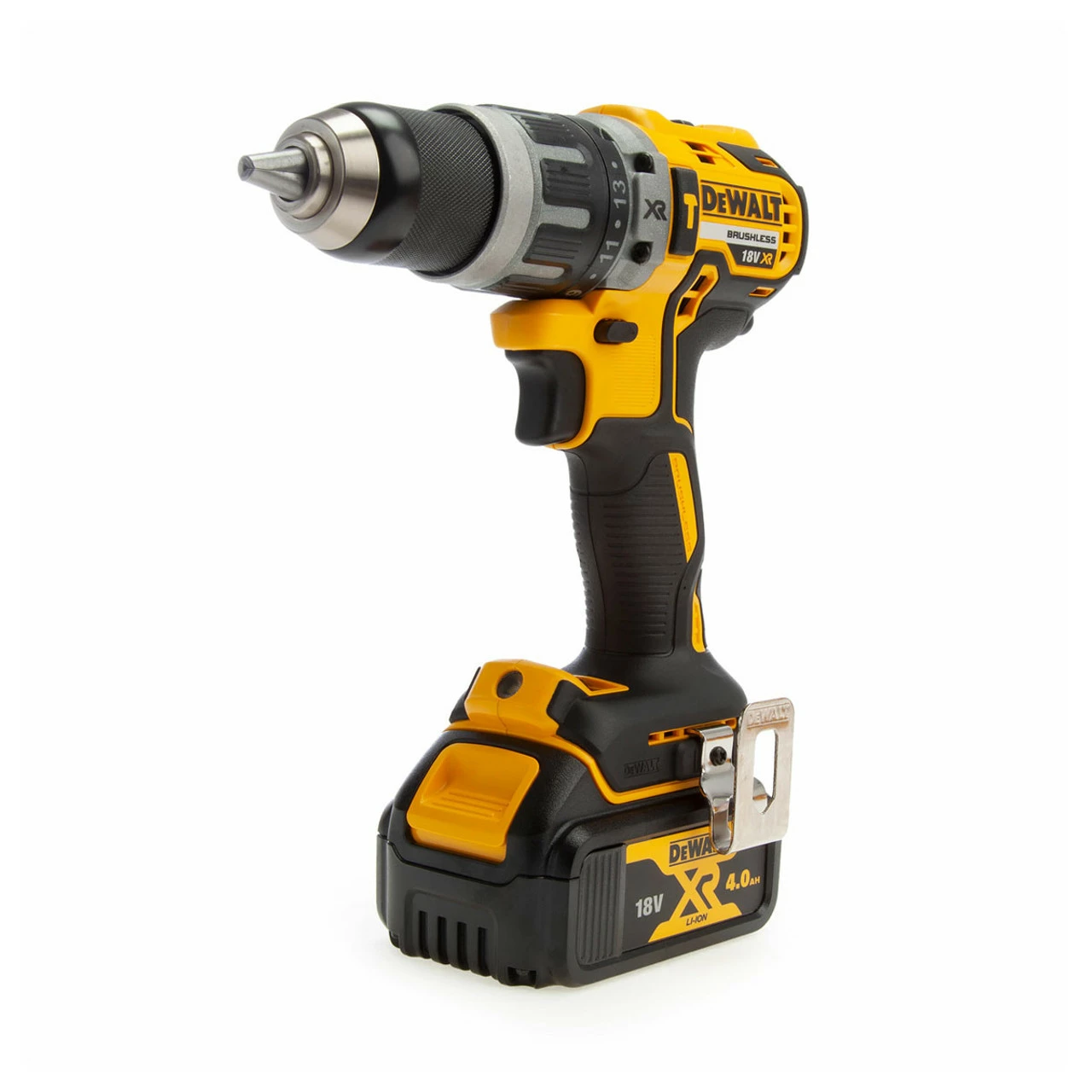 DeWalt DCD796M1 18V XR Brushless Combi Drill With 1x 4.0Ah Battery - Image 2