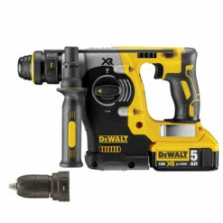 DeWalt DCH274P2 18V XR Brushless 3-Mode Quick Chuck Hammer With 2x 5.0Ah Batteries