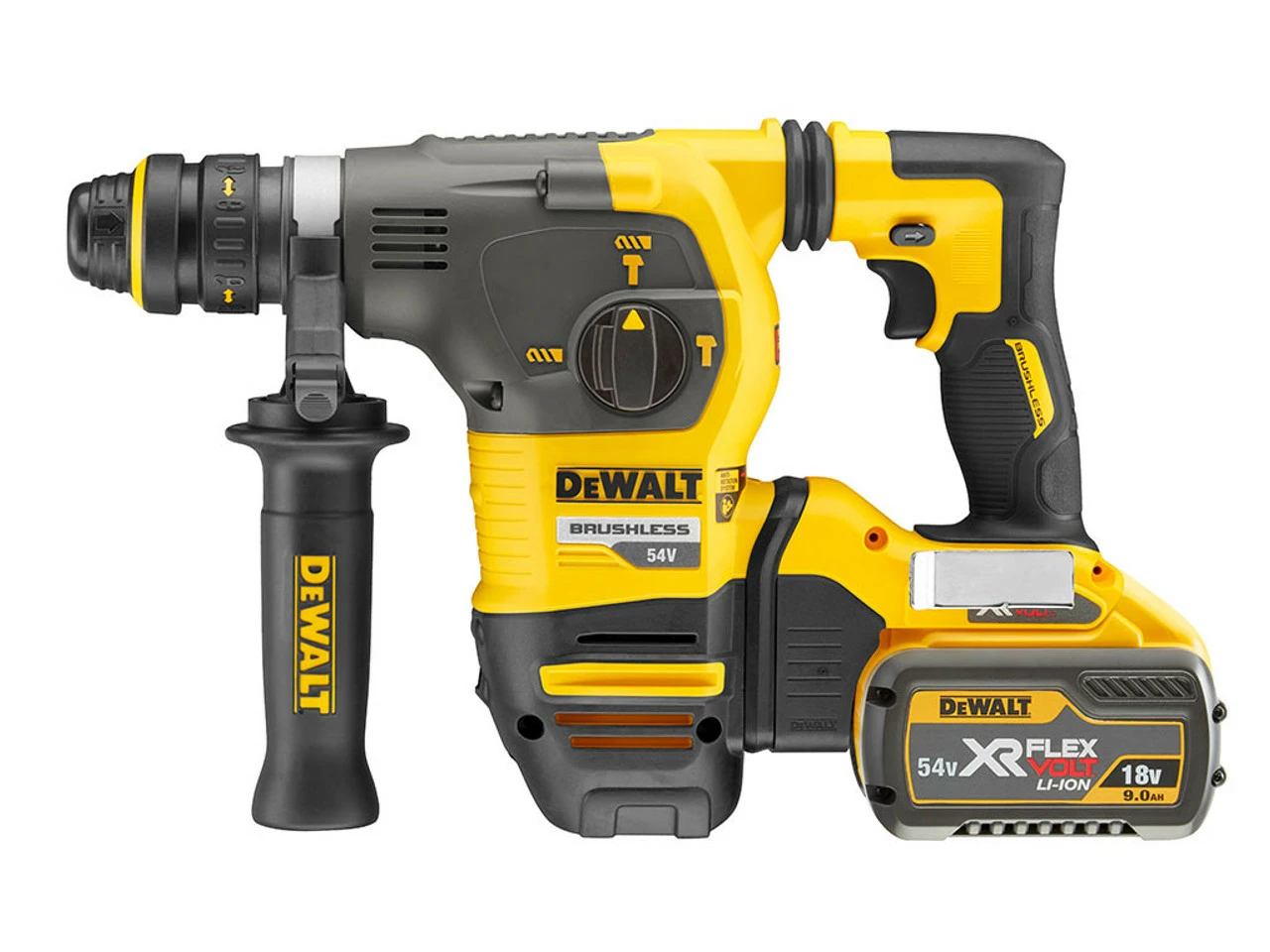 DeWalt DCH334X2-GB 54V XR FlexVolt 3-Mode SDS+ Rotary Hammer Drill In TSTAK Box - Image 2