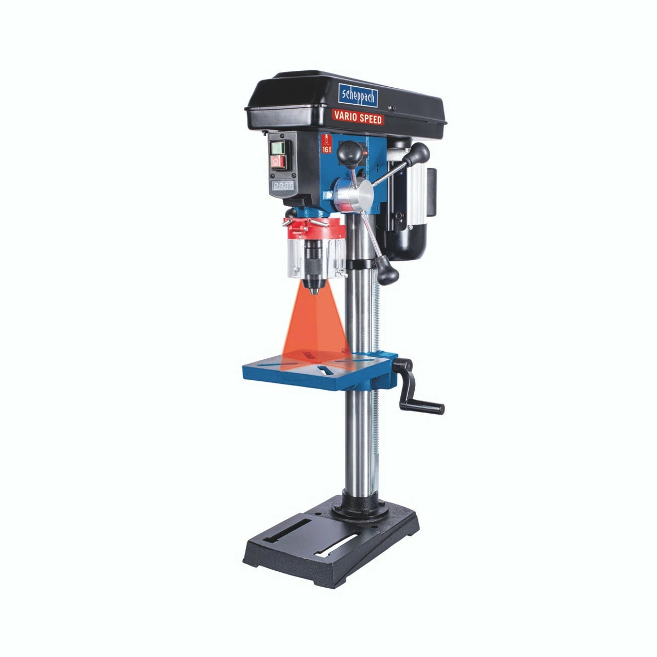 Scheppach DP19VARIO 550W 16mm Vari-Speed Pillar Drill