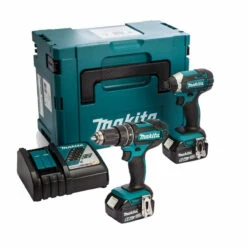 Makita DLX2131TJ 18V LXT Combi Drill & Impact Driver Twin Kit With 2x 5.0Ah Batteries