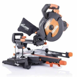 Evolution R255SMS+ 255mm Pro Multi-Material Sliding Mitre Saw 2000W 240V